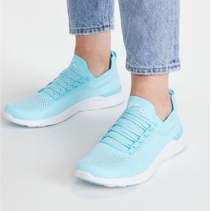 APL 7.5 Bahama Blue Metallic Silver White Techloom Breeze Sneakers